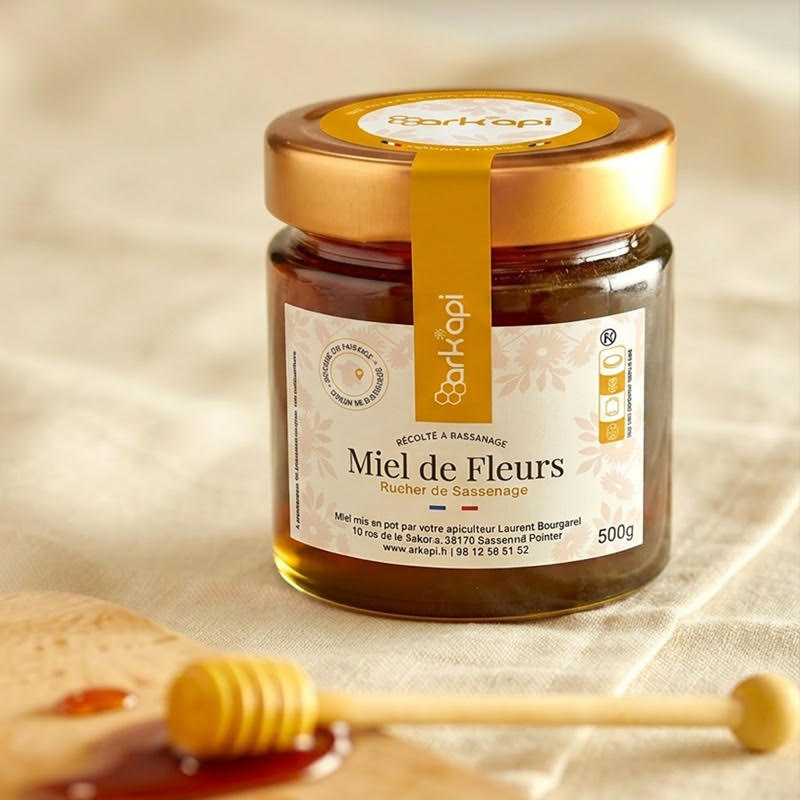 exemple d'étiquette de miel
